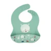 Bavaglino con tasca in silicone - Orso Munchy