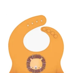 Bavaglino con tasca in silicone - Leone Chompy