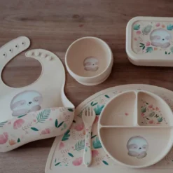 Bavaglino con tasca in silicone - Bradipo Gnawy