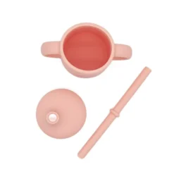 Bicchiere con cannuccia in silicone - Polpo Slurpy