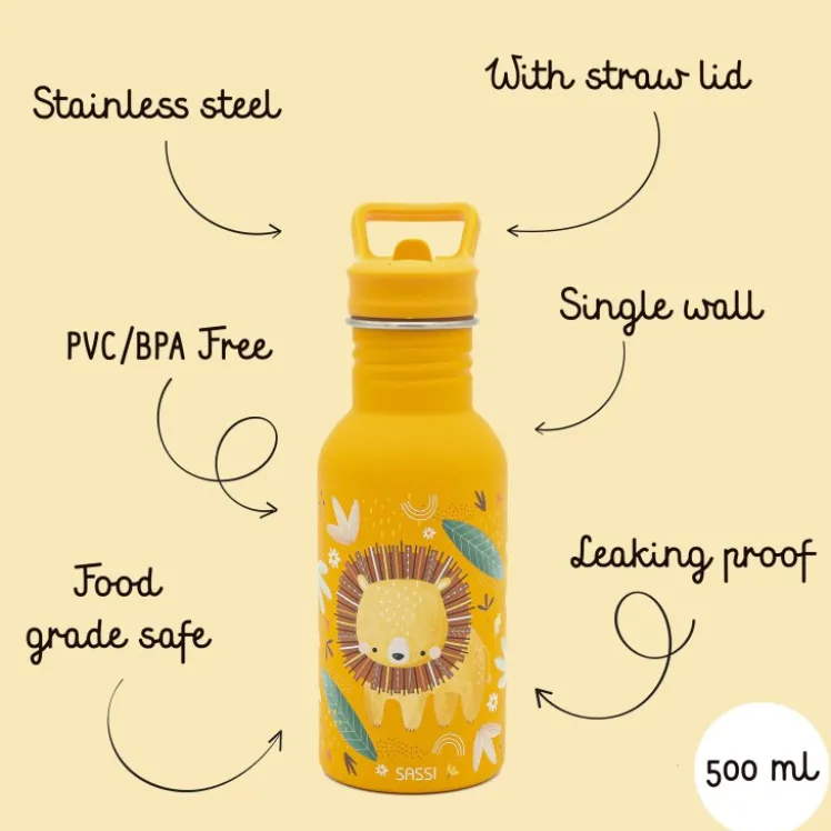 Borraccia in acciaio inox da 500 ml - Leone Chompy