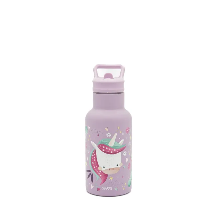 Borraccia termica in acciaio inox da 350 ml - Unicorno Sparkly