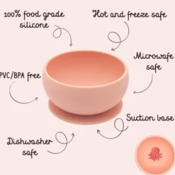 Ciotola con ventosa in silicone - Polpo Slurpy