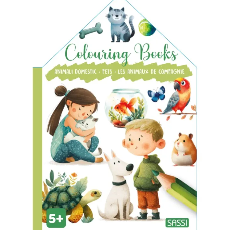 Colouring Books. Animali domestici