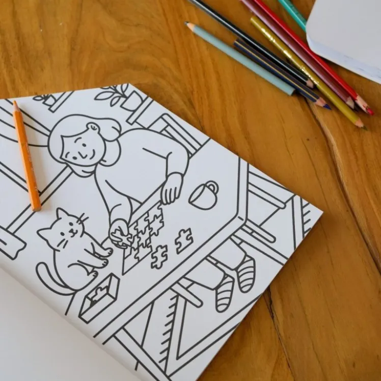 Colouring Books. La casa