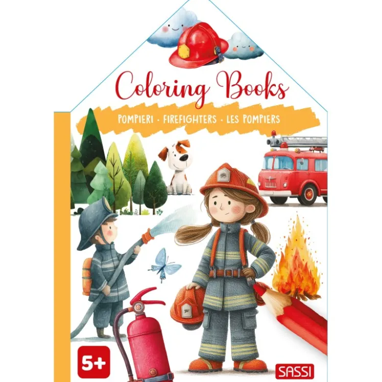 Colouring Books. Pompieri