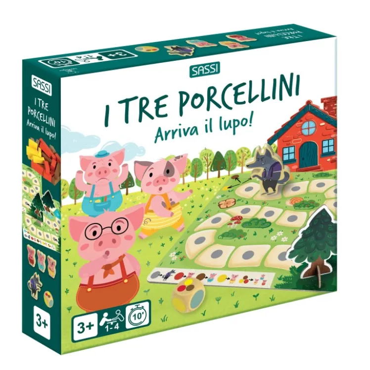 I miei primi giochi di società. I tre porcellini - Arriva il lupo! N.E. 2026
