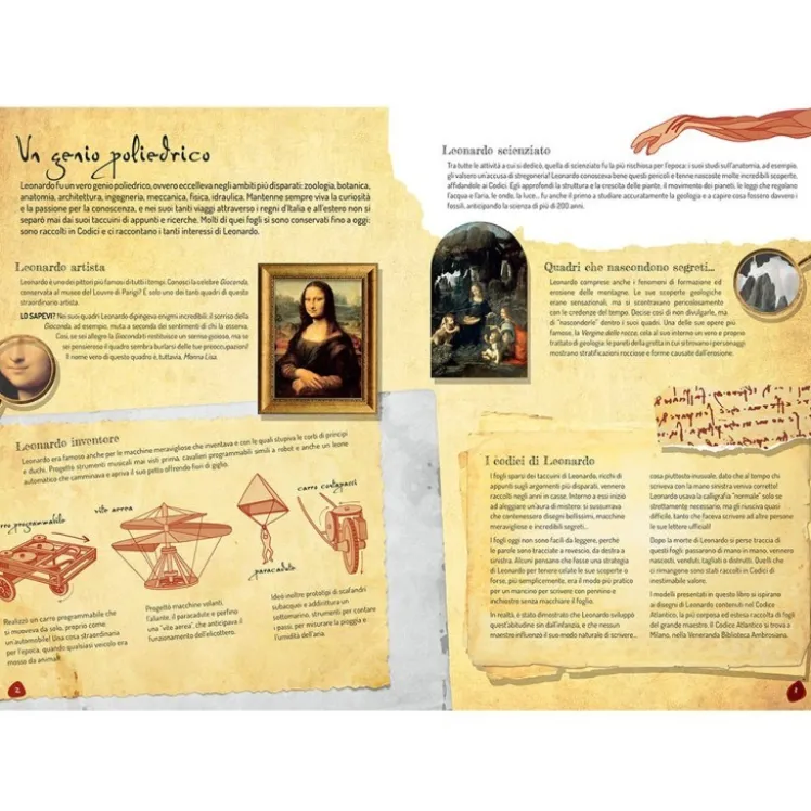 Le invenzioni di Leonardo da Vinci. Sulle tracce di Archimede