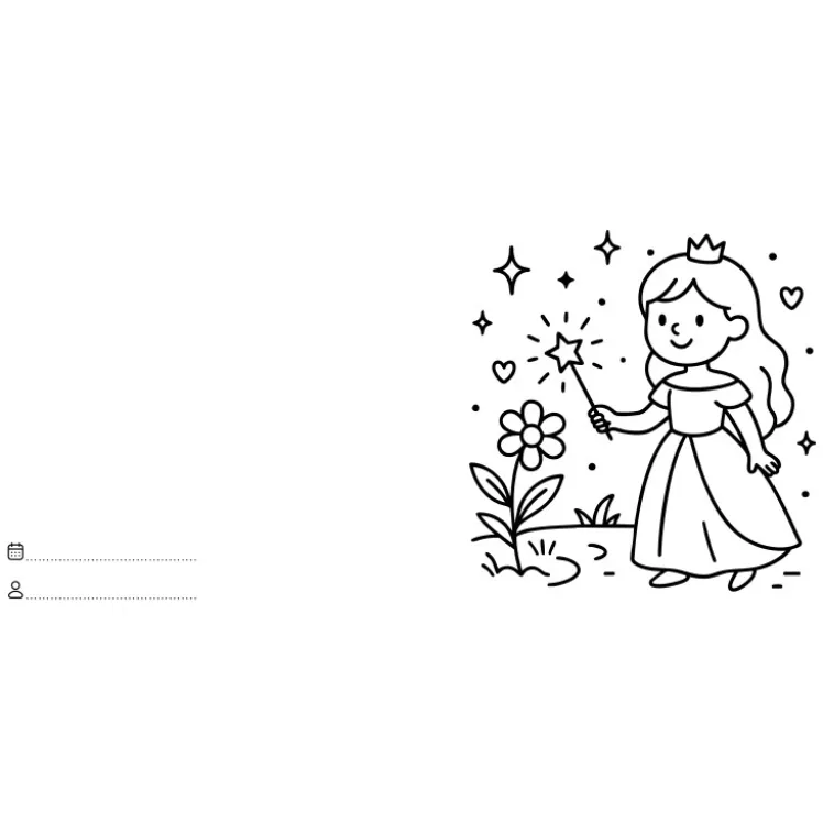 Let's colour. Principesse