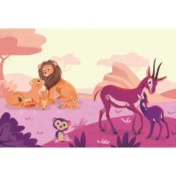 Libera i colori della savana