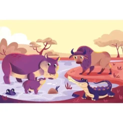Libera i colori della savana