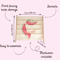 Libreria Montessoriana da pavimento - Unicorno Sparkly