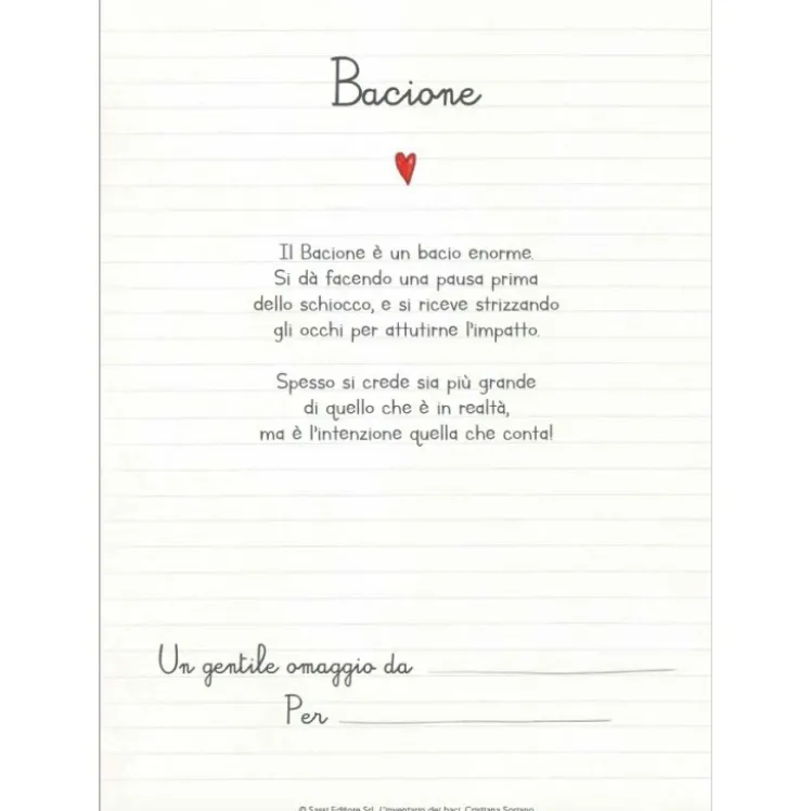 L'inventario dei baci