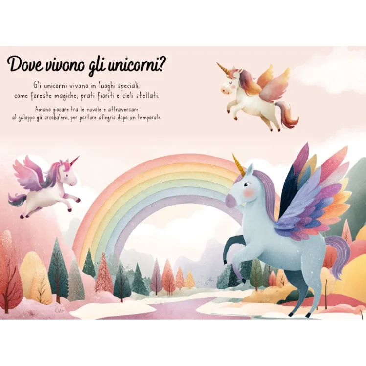 Magico puzzle ad acqua. Gli unicorni