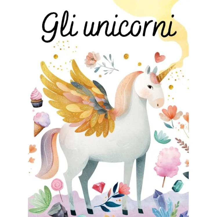 Magico puzzle ad acqua. Gli unicorni