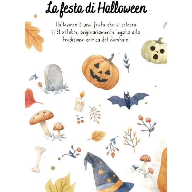 Magico puzzle ad acqua. Halloween