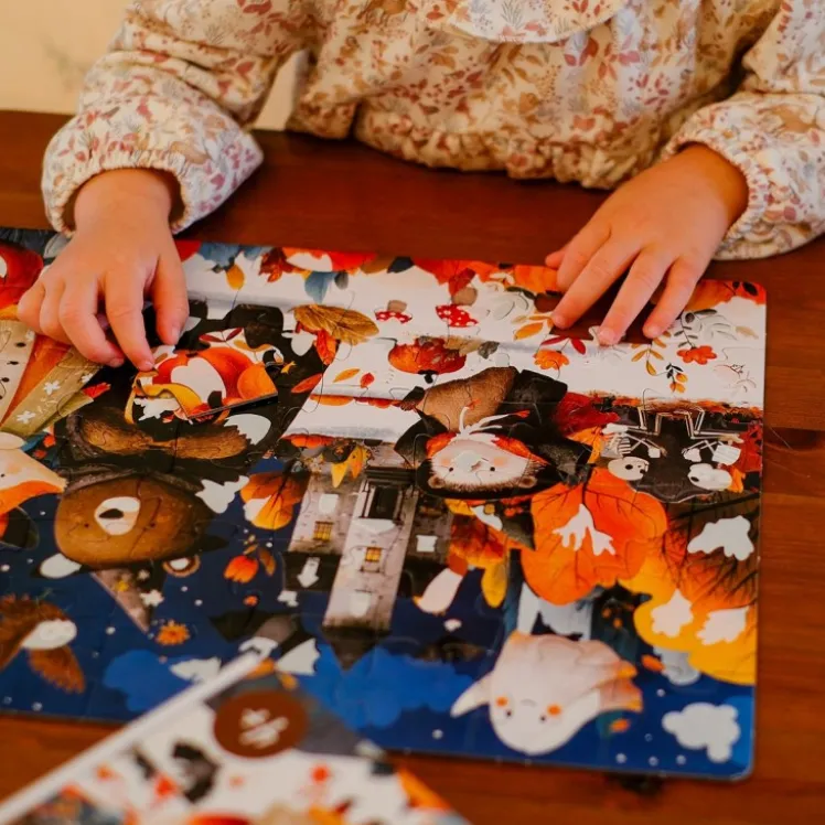 Magico puzzle ad acqua. Halloween