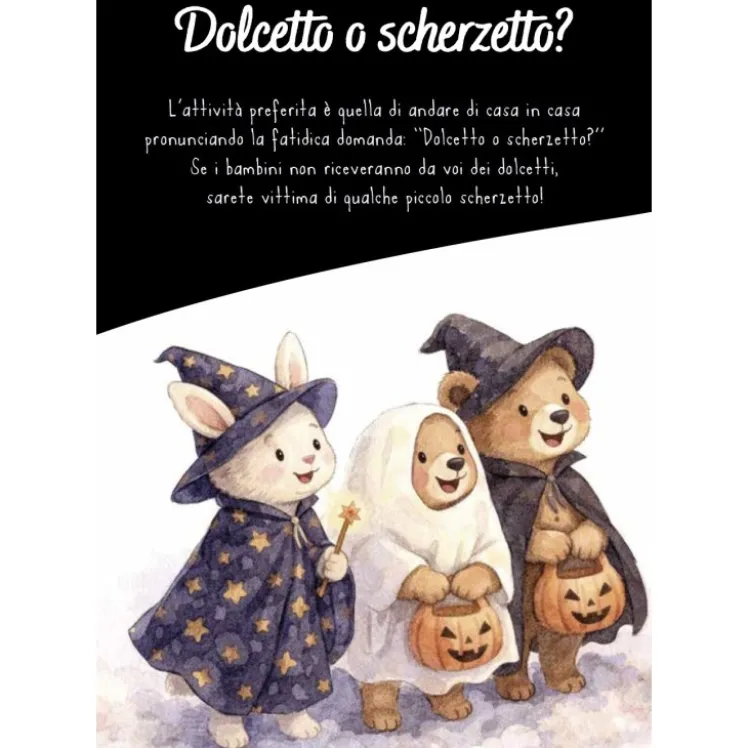 Magico puzzle ad acqua. Halloween