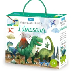 Magico puzzle ad acqua. I dinosauri