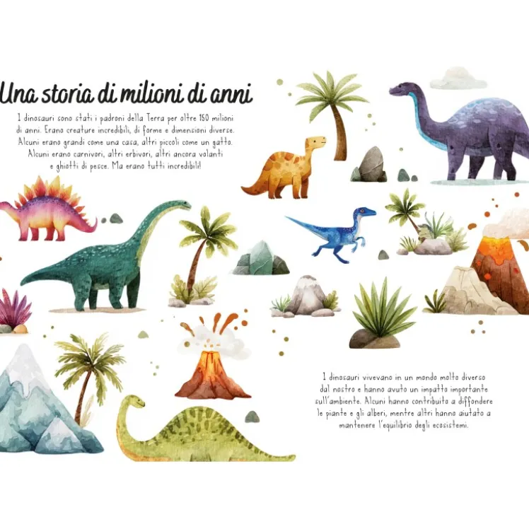 Magico puzzle ad acqua. I dinosauri