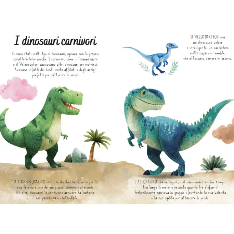 Magico puzzle ad acqua. I dinosauri