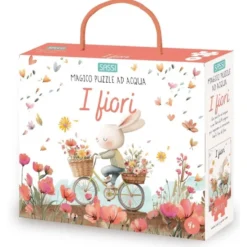 Magico puzzle ad acqua. I fiori