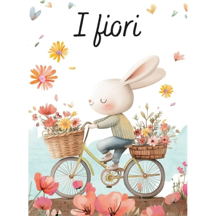 Magico puzzle ad acqua. I fiori