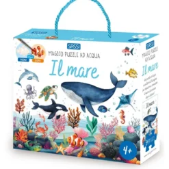 Magico puzzle ad acqua. Il mare