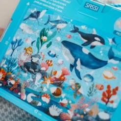 Magico puzzle ad acqua. Il mare