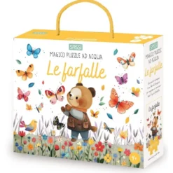 Magico puzzle ad acqua. Le farfalle