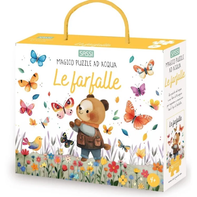 Magico puzzle ad acqua. Le farfalle