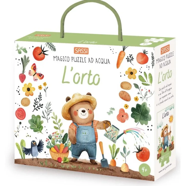 Magico puzzle ad acqua. L'orto