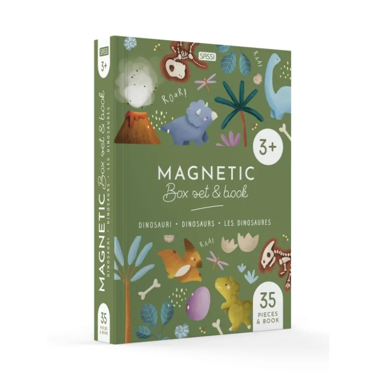 Magnetic box set. Dinosauri