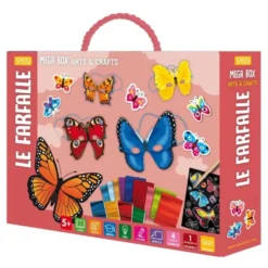Mega box arts & crafts. Le farfalle