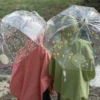 Ombrello trasparente per bambini - Dinosauro Cracky