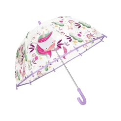 Ombrello trasparente per bambini - Unicorno Sparkly