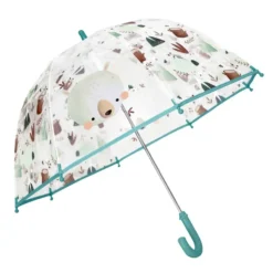 Ombrello trasparente per bambini - Orso Munchy