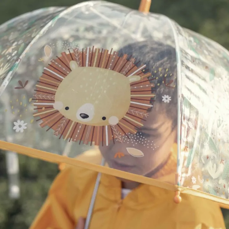 Ombrello trasparente per bambini - Leone Chompy