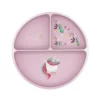 Piatto con ventosa in silicone - Unicorno Sparkly