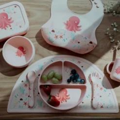 Piatto con ventosa in silicone - Polpo Slurpy