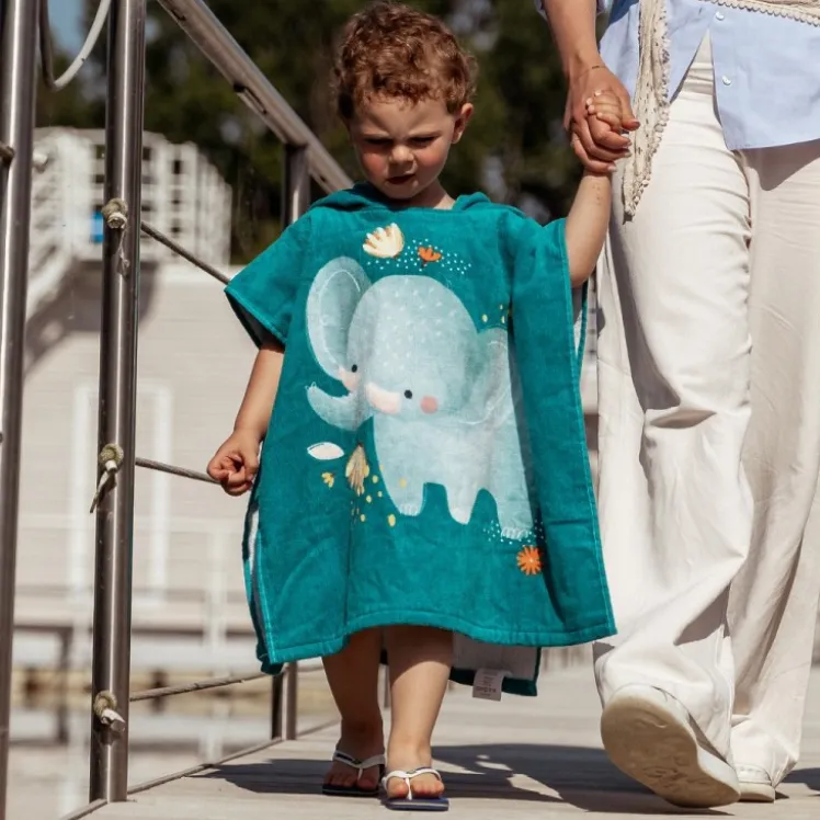 Poncho da bagno - Elefante Chewy