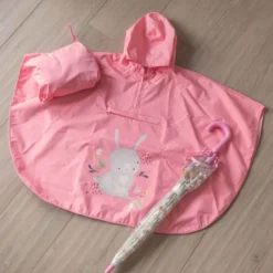 Poncho impermeabile per bambini - Coniglietta Fluffy