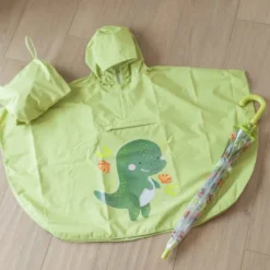 Poncho impermeabile per bambini - Dinosauro Cracky