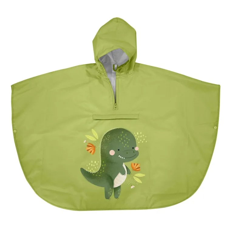 Poncho impermeabile per bambini - Dinosauro Cracky