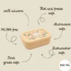 Porta merenda in silicone - Bradipo Gnawy