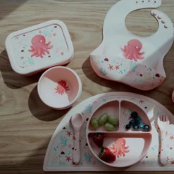 Porta merenda in silicone - Polpo Slurpy