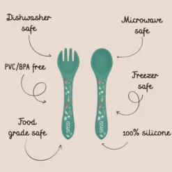 Posate in silicone - Volpe Crunchy
