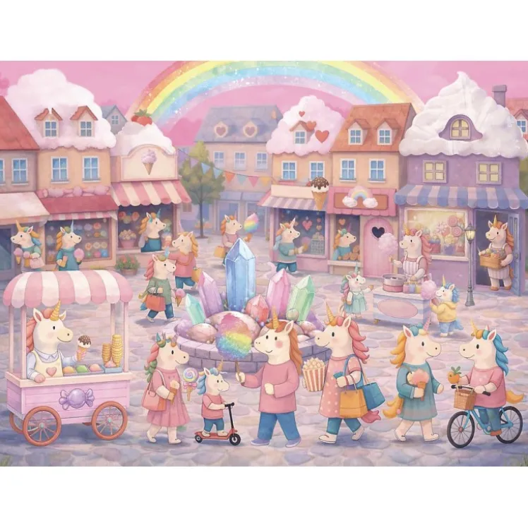 Puzzle Day & Night. Gli unicorni