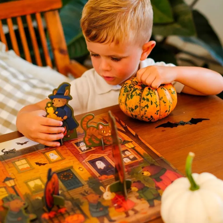 Puzzle Day & Night. Halloween