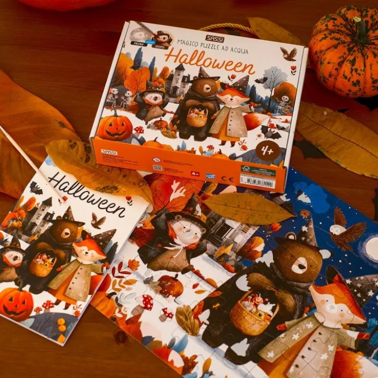 Puzzle magique à l'eau. Halloween